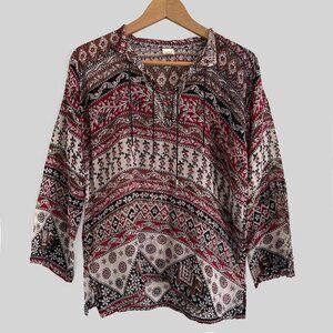 Boho Long Sleeve Top